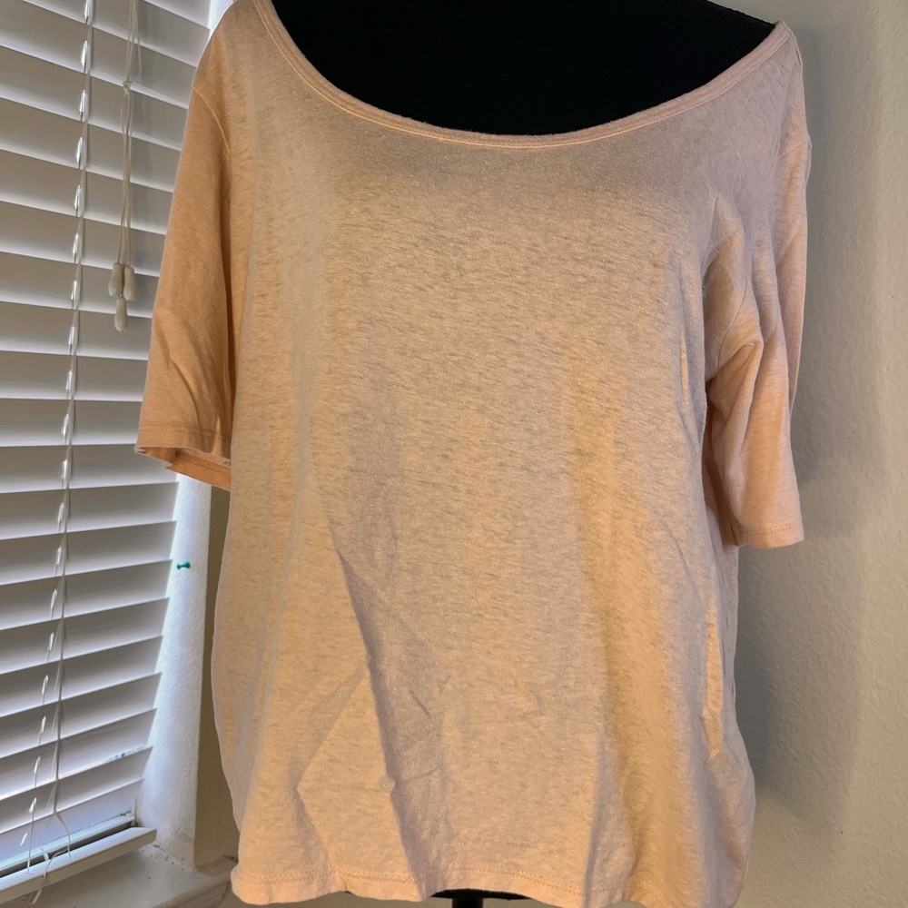 Casual Peach Women's Top